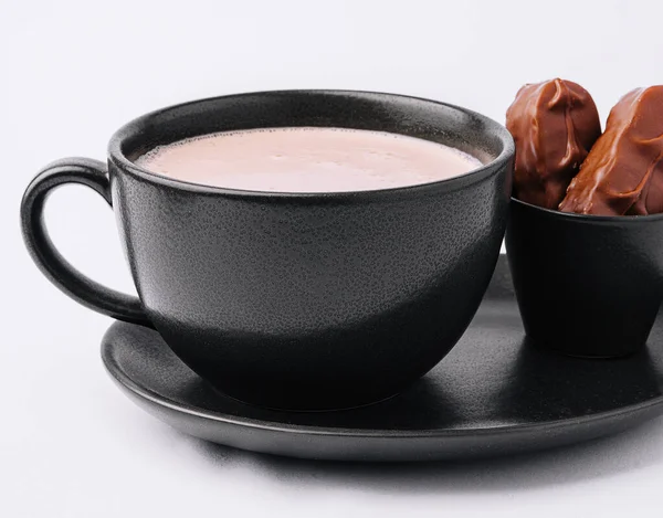 Чашка Горячего Шоколада Шоколадом — стоковое фото