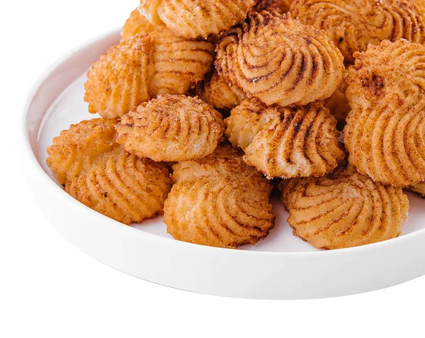 Delicious Cookies Sprinkle Cinnamon — Fotografia de Stock