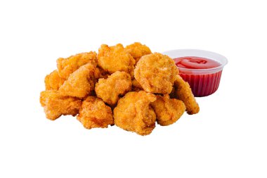 Beyaz soslu tavuk nugget.