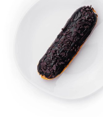 Çikolata kremalı kremalı pasta kaplaması.