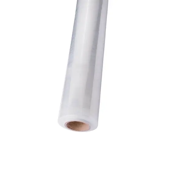 Roll Από Πλαστική Μεμβράνη Stretch Λευκό — Φωτογραφία Αρχείου