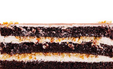 Bu tatlı kremalı ve ezilmiş fındıklı zengin çikolatalı pasta içerir. Doğum günleri ya da özel günler için mükemmeldir. Baştan çıkarıcı dokuları ve lezzetleriyle hoşgörüyü davet eder..