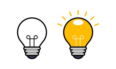 Ampul Vektörü İllüstrasyon Ayarları