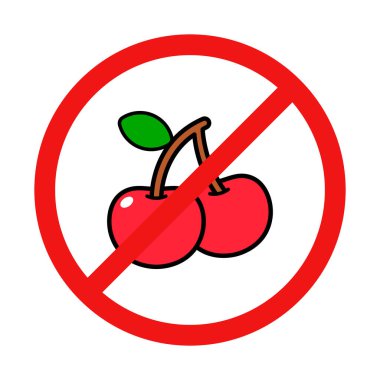 Beyaz Arkaplanda Kiraz Yok İmzası