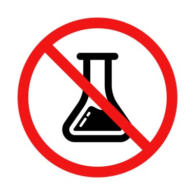 Beyaz Arkaplanda Matara İşareti Yok