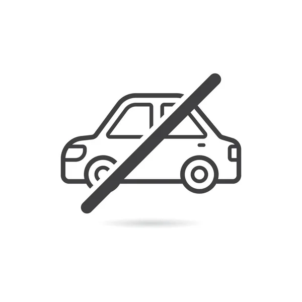 ベクトル絶縁 Car Icon — ストックベクタ