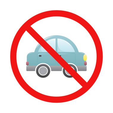 Hiç araba beyaz arka plan üzerinde oturum