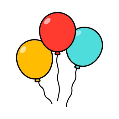 Beyaz Arkaplanda Özeti Olan Vektör Balonları