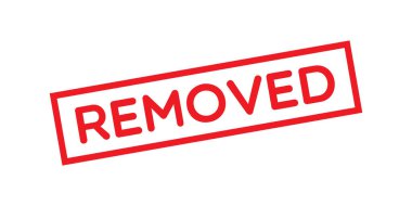 Beyaz Arkaplanda Silinmiş Vektör Etiketi