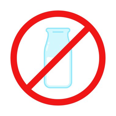 Beyaz Arkaplanda Süt İşareti Yok