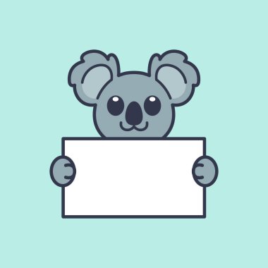 Boş İşaret Tutan Şirin Koala