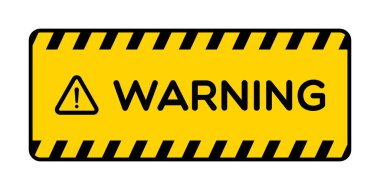 Vektör Sarı Uyarı İşareti