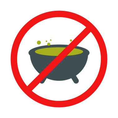 Beyaz Arkaplanda Kazan İşareti Yok