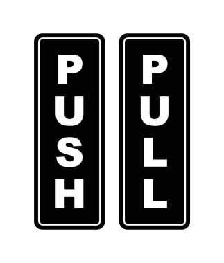 Vektör İt ve Çek Etiketleri