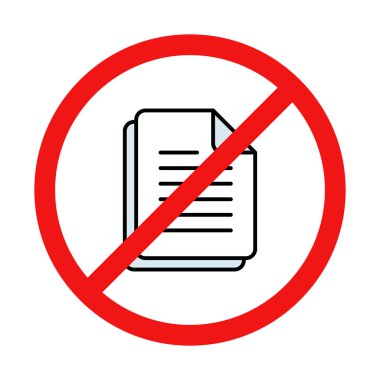 Beyaz Arkaplanda Belge İmzalama Yok