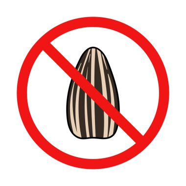 Beyaz Arkaplanda Ayçiçeği İşareti Yok