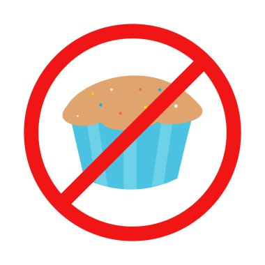 Beyaz Arkaplanda Kek Keki Yok