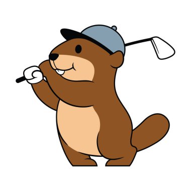 Çizgi film Gopher Golf Resimleri Oynuyor