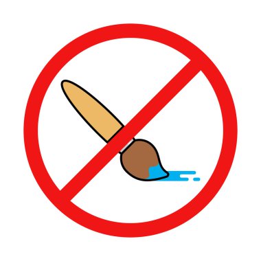 Beyaz Arkaplanda Boyama Yok