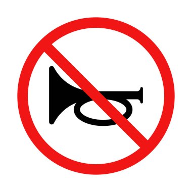 Beyaz Arkaplanda Boynuz İşareti Yok