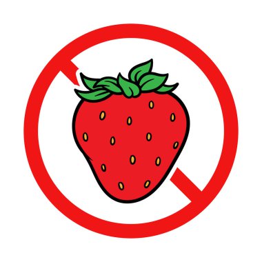 Beyaz Arkaplanda Çileksiz İşaret