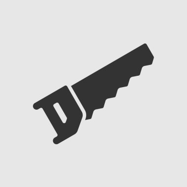 Vektör Basit İzole Edilmiş Saw Simgesi