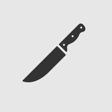 Vektör Basit İzole Bıçak Simgesi
