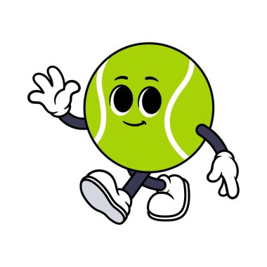 Vektör Tenis Topu Sallaması