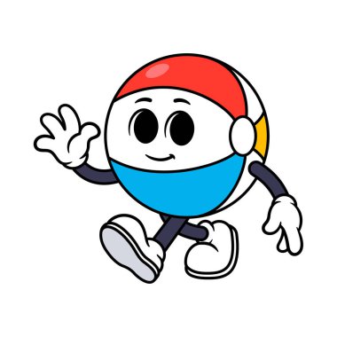 Vector Beach Ball Karakteri