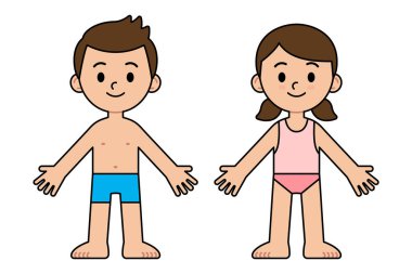 Vektör Oğlan ve Kız Resimleri