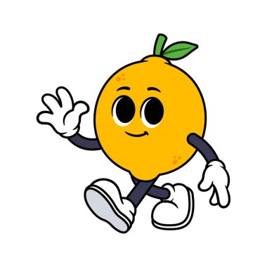 Vektör Limon Karakteri Dalgalanması