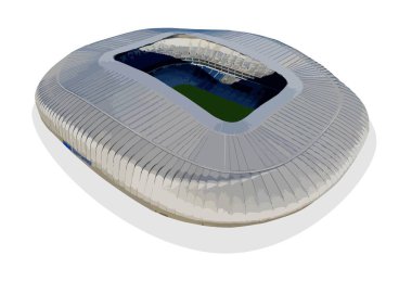 Spor arenası ikonu logosu. Sanat topu kupası. Takım ligi tasarım vektörü estadio bbva bangosu Monterrey Azteca taraftarları. FIFA Dünya Kupası 2026 fc şehir Meksika.