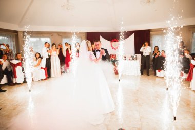 Yeni evli çiftin ilk düğün dansı..