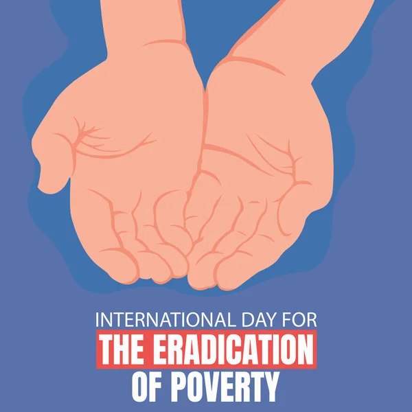 국제적 무언가를 요구하는 그래픽 가난의 축하하기 카드등 — 스톡 벡터