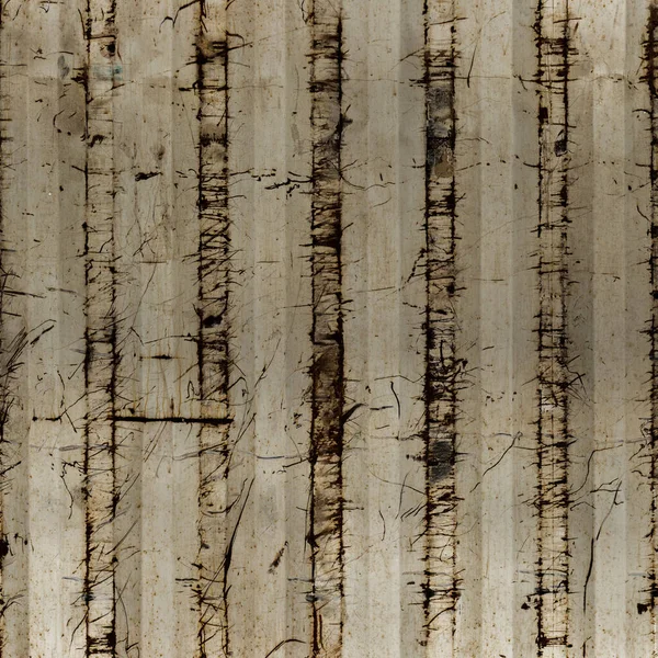 Rusty corrugated metal sheet texture. Abstract grunge background.