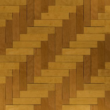 Wooden parquet floor texture. Seamless square background.