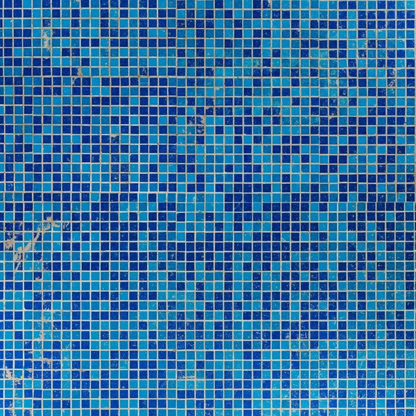 blue tile mosaic pattern. abstract background.