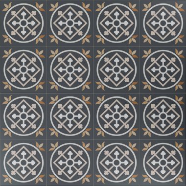 Geometrik şekilli kusursuz desen çizimi