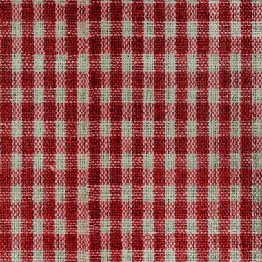 Kırmızı ve beyaz kareli masa örtüsü doku arka plan
