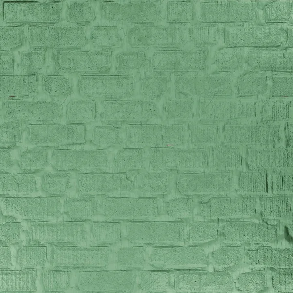 green and white brick wall texture background