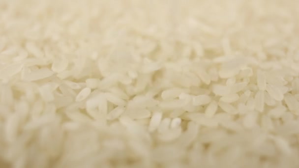 Cereales Arroz Blanco Cereal Culinario Fondo Protector Pantalla Para Cocina — Vídeos de Stock