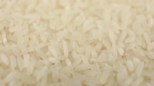 Cereales Arroz Blanco Cereal Culinario Fondo Protector Pantalla Para Cocina — Vídeos de Stock