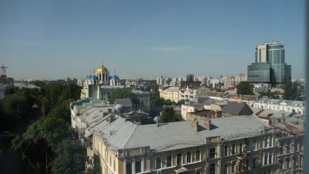 Vista Del Centro Della Città Kiev Ucraina — Video Stock