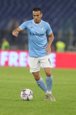 Roma, İtalya 30.10.2022: İtalya Futbol Şampiyonası Serie A 2022-2023, İtalya Olimpiyat Stadyumu 'nda SS Lazio ve Salernitana Calcio arasında oynanan karşılaşma..