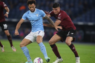Roma, İtalya 30.10.2022: İtalya Futbol Şampiyonası Serie A 2022-2023, İtalya Olimpiyat Stadyumu 'nda SS Lazio ve Salernitana Calcio arasında oynanan karşılaşma..