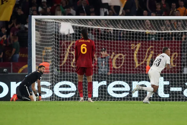 Roma Italia 2022 Rick Jhonatan Ludogorests Marca Gol Durante Liga —  Fotos de Stock