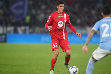 Roma, İtalya 10.11.2022: İtalya şampiyonluğu sırasında Serie A, futbol maçı, 14. gün, 10 Kasım 2022 'de Roma' da Stadio Olimpico 'da SS Lazio Monza ile Monza arasındaki maç..