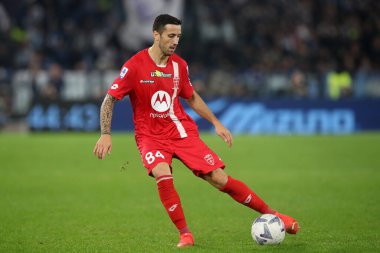 Roma, İtalya 10.11.2022: Patrick Ciurra (Monza) İtalya Şampiyonası Serie A, futbol maçı, 14. gün, SS Lazio ile Monza arasında 10 Kasım 2022 'de Roma' da oynanan Stadio Olimpico karşılaşması..