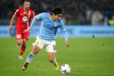 Roma, İtalya 10.11.2022: Luka Romero (Lazio) İtalya Şampiyonası Serie A, futbol maçı, 14. gün, 10 Kasım 2022 tarihinde Roma 'da Stadio Olimpico' da SS Lazio 'nun Monza' ya karşı oynadığı maçta görev aldı..