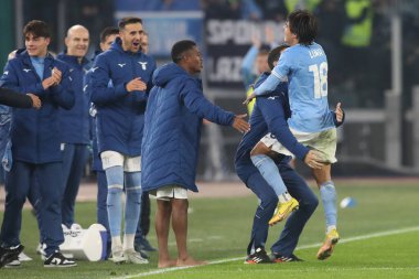 Roma, İtalya 10.11.2022: Luka Romero (Lazio) 10 Kasım 2022 'de Roma' da oynanan Stadio Olimpico 'da SS Lazio' nun Monza 'ya karşı oynadığı 14..